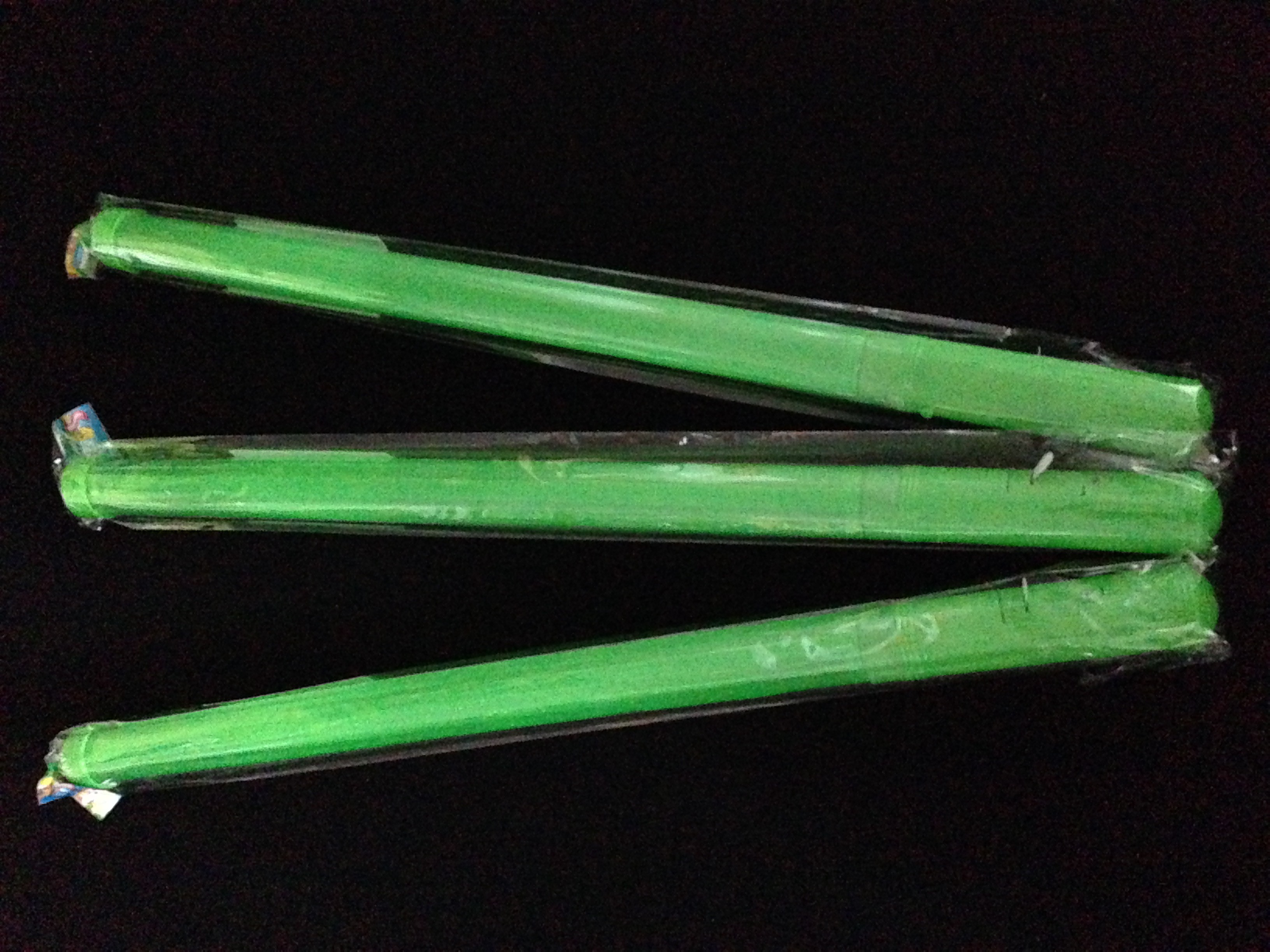 Bâtons Lumineux Chimiques Verts - Pour Urgence, Camping Ou Fête - Lot Industriel