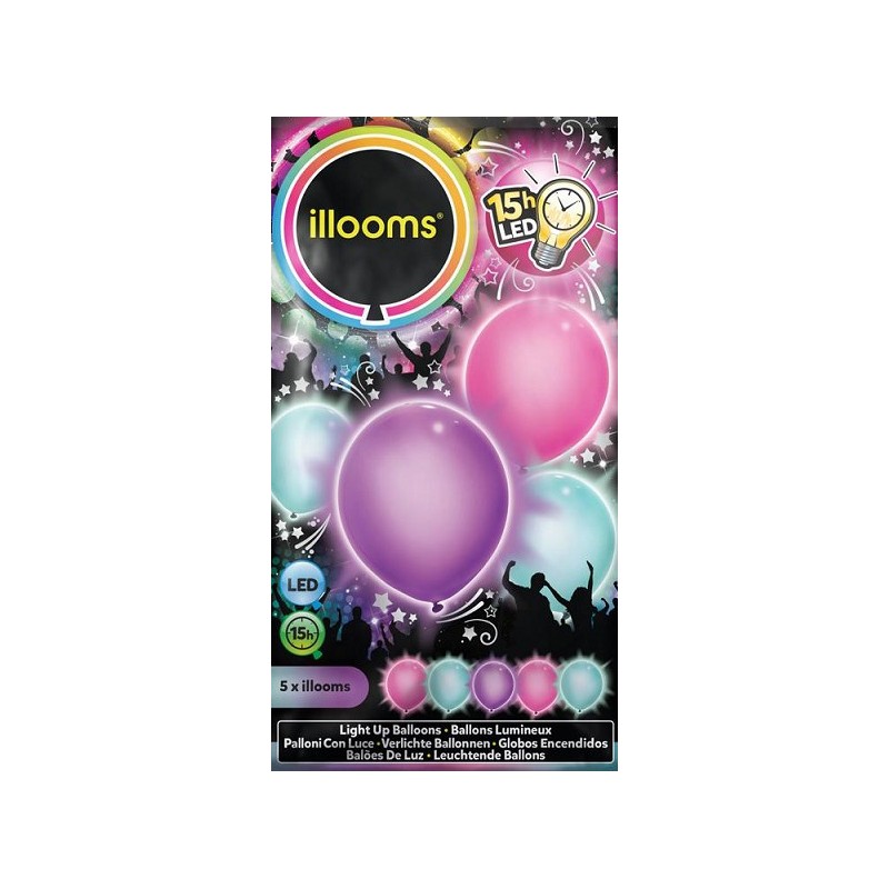 Ballon lumineux pastel- led -illooms Articles Led