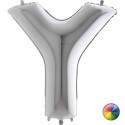 Ballon Chiffre Argenté 80 cm