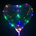 Ballon guirlande lumineux coeur avec bâton lumineux led Articles Led