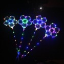 Ballon guirlande lumineux fleur avec bâton lumineux led Articles Led