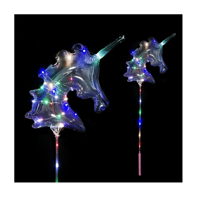 Ballon guirlande lumineux Licorne avec bâton lumineux led Articles Led