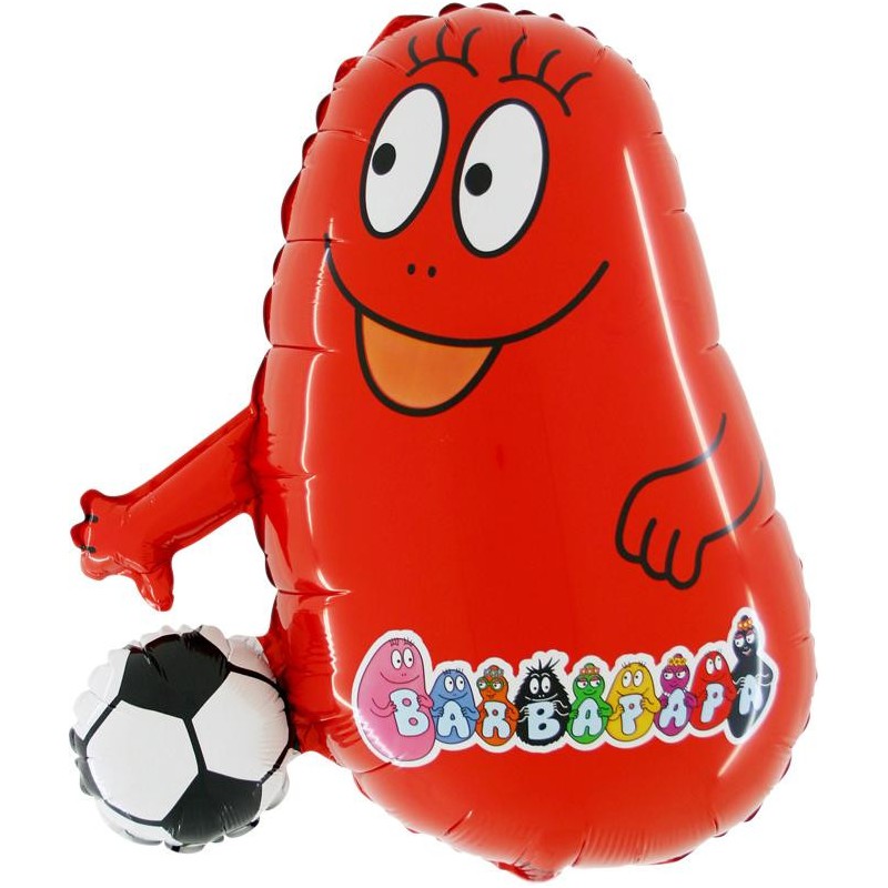 Barbapapa ballon hélium rouge Ballons Disney Hélium