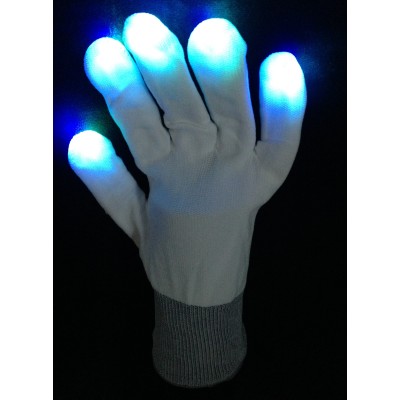 Gant lumineux à leds multicolores