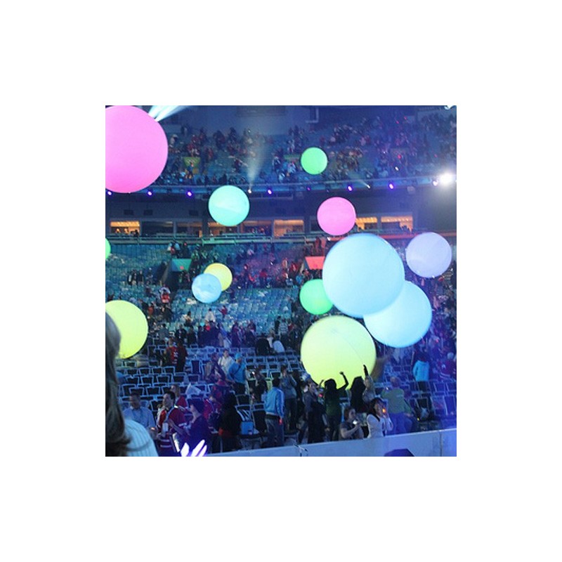 Ballon foule lumineux 1 mètre Accueil