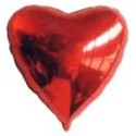 Ballon coeur hélium rouge Accueil