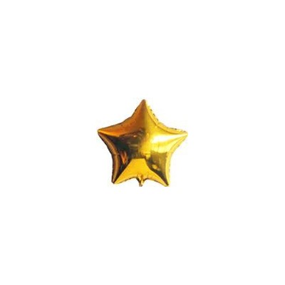 Ballon étoile hélium argenté or Accueil