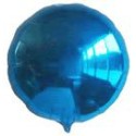 Ballon rond hélium bleu Accueil