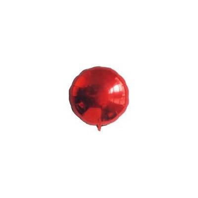 Ballon rond hélium rouge Accueil