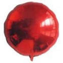 Ballon rond hélium rouge Accueil