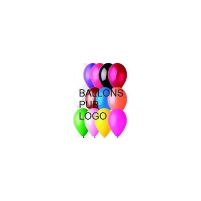 100 Ballons latex mat unis