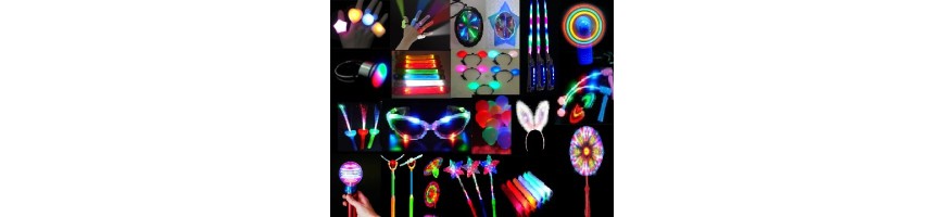 gadgets lumineux et luminescents pour des soirées lumineuse