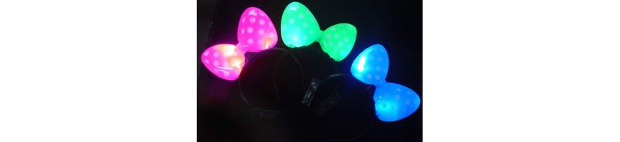 Serre tête lumineux fluo à leds