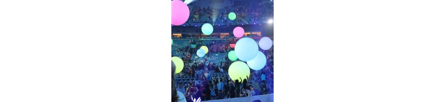 Ballons foule lumineux ces ballons sont destinés à être jeter dans le public lors de concert par exemple.